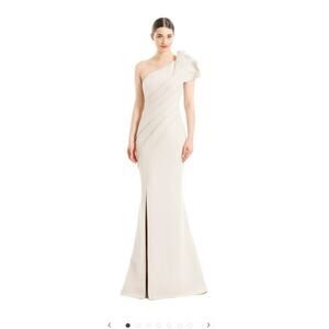 Alexander by Daymor Evening Gown Asymmetrical Neckline & Single Shoulder 1671F22